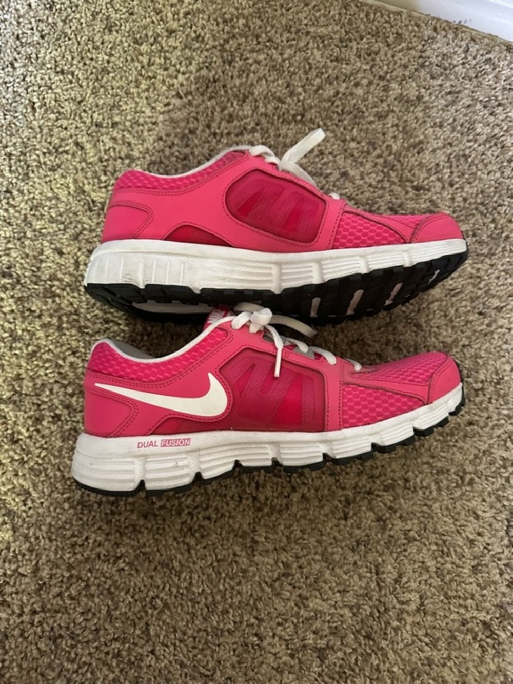 Nike Pink Dual Fusion Women's Running Shoes